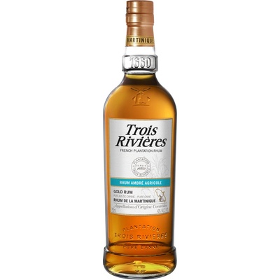 TROIS RIVIERES AMBRE AGRICOLE 40% 0,7 l (holá láhev)