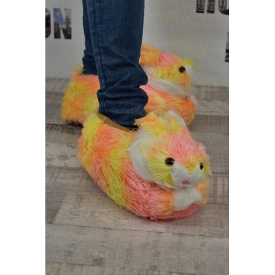 Dámske papuče RABBIT oranžové