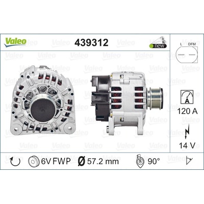 Alternátor VALEO 439312