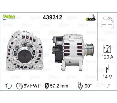 Alternátor VALEO 439312