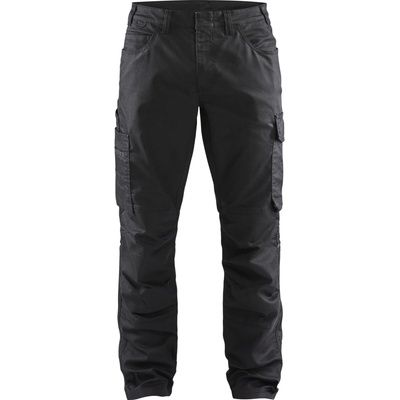 Blåkläder AB 1439 servisní nohavice ze strečové džínoviny Black/Black