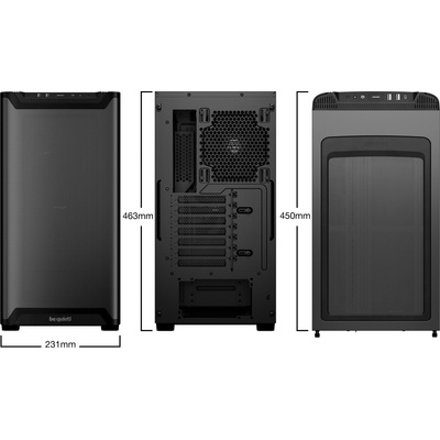 be quiet! Pure Base 501 Airflow Window Black (BGW74)
