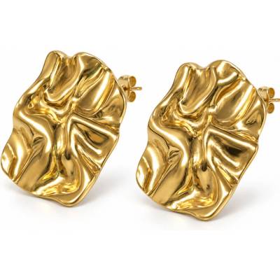 Olivie Náušnice RELIÉF GOLD 10218