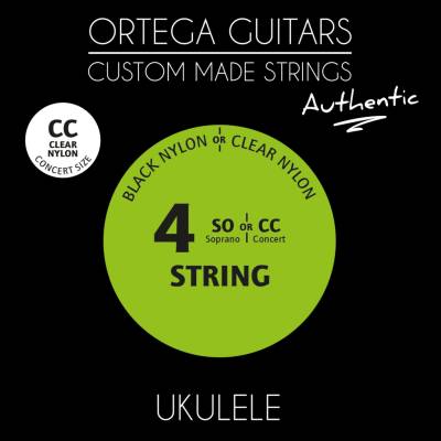 ORTEGA Custom Made Strings set Authentic Concert Ukulele 4 String