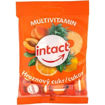 Intact hroznový cukr Multivitamin pastilky 75 g