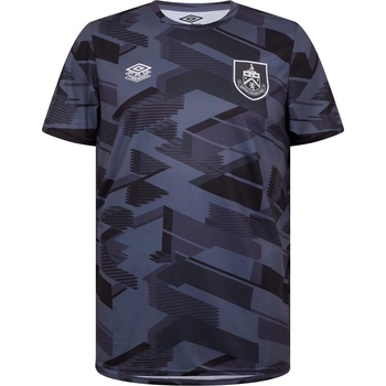 Umbro Тениска Umbro Men's Burnley Licence Short-Sleeve T-Shirt - Crbn/Grsll/Blk