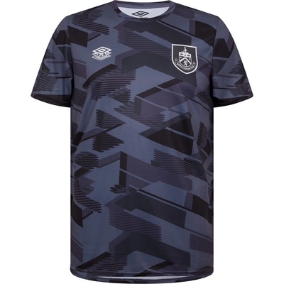 Umbro Тениска Umbro Men's Burnley Licence Short-Sleeve T-Shirt - Crbn/Grsll/Blk