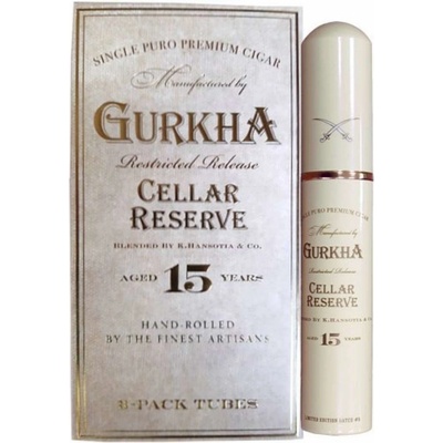 Gurkha Cellar Reserve 15y Tubos 3 ks