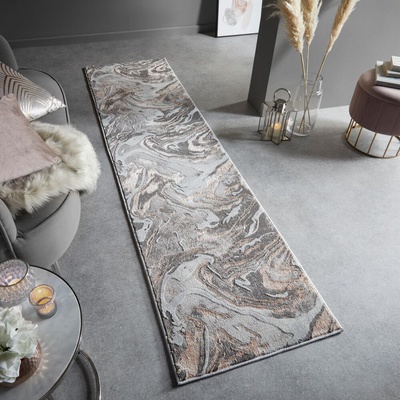 Flair Rugs Eris Marbled Blush Šedá