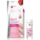 Eveline Cosmetics Nail Therapy Professional Vyživující barevný lak na nehty 6v1 shimmer pink 5 ml