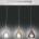 Fabas Luce 3481-48-297 - Пендел LILA 3xE27/40W/230V прозрачен/златист/сив (FX0245)