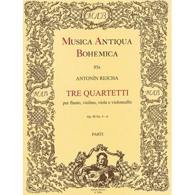 Tre quartetti op. 98 č. 4-6 e moll A dur D dur