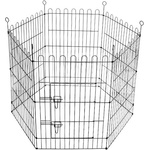 ABC-ZOO Оградка Dog Park Black Lux 6-ъгъл, S - 61 x 61 см
