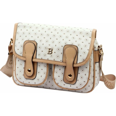 Briciole dámska kabelka crossbody z eko kože Vege bielo-béžová na rameno 4195