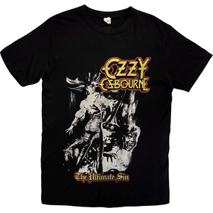 Ozzy Osbourne Ultimate Sin Tribute (Back Print) Тениска с къс ръкав Black L (OZZTS47MB03)