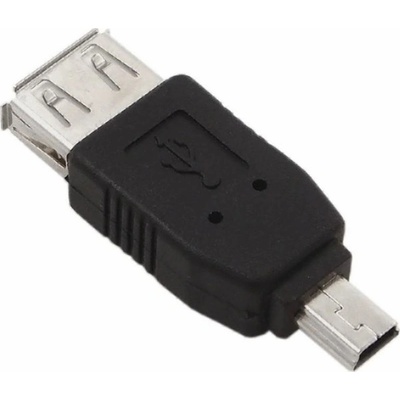 Akyga adaptér USB-AF/miniUSB-B 5-pin/cerná