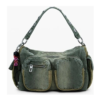 Desigual 25WAXD03 4092 BAG BRAVO HYBRID DENIM HABANA 4092 GREEN GREEN U