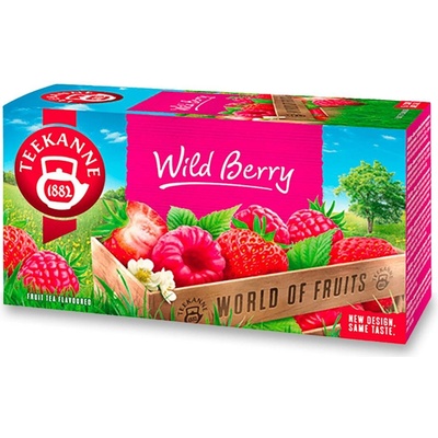Teekanne Wild Berry World of Fruits 20 x 2,25 g