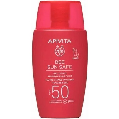 APIVITA Слънцезащитен лек флуид за лице, Apivita Bee Sun Safe Dry Touch Invisible Face Fluid SPF50 50ml