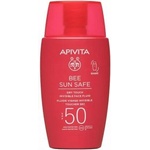 APIVITA Слънцезащитен лек флуид за лице, Apivita Bee Sun Safe Dry Touch Invisible Face Fluid SPF50 50ml