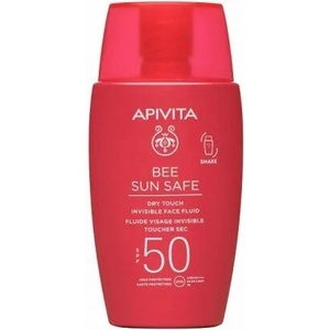 APIVITA Слънцезащитен лек флуид за лице, Apivita Bee Sun Safe Dry Touch Invisible Face Fluid SPF50 50ml