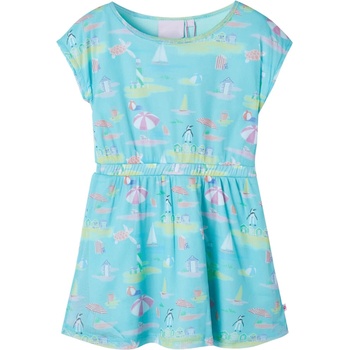 Image 1 of vidaXL Детска рокля, светла аква, 116 (11441)