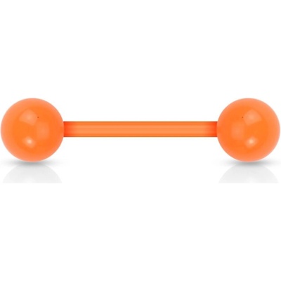 Šperky4U piercing do jazyka akrylát PJ01204-O