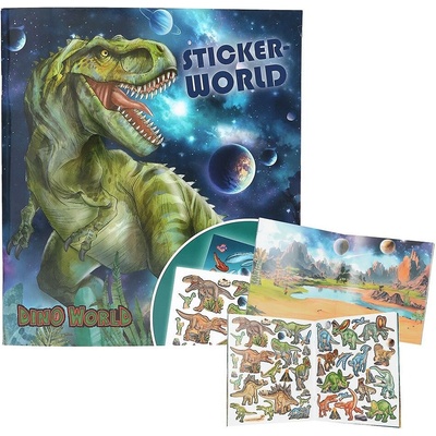 Depesche Germany dino world samolepkový sešit se samolepkami 3502897