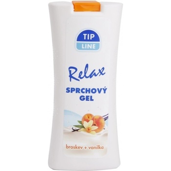 Tip Line Relax Broskev vanilka sprchový gél 500 ml