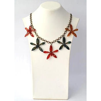 Image 1 of Dannyra Колие с естествени тигрови орхидеи Dannyra Jewels