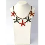 Dannyra Колие с естествени тигрови орхидеи Dannyra Jewels