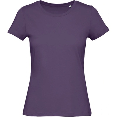 B&C Tričko Inspire T Medium Fit z bio bavlny krátký rukáv dámské COT 01TW43u3900 Purpurová urban