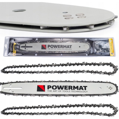 Powermat PM-PR-16C2 vodiaca lišta na pilu 16" 0,325 400mm 66z + 2x reťaz