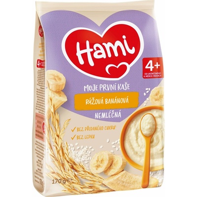 Hami Moja prvá kaša bezmliečna ryžová banánová 170 g