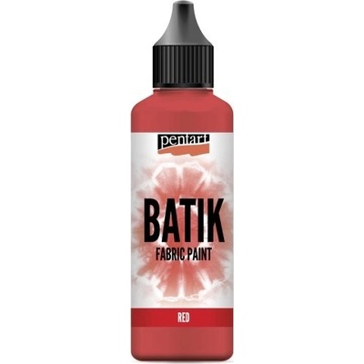 Pentart Barva na batikování tekutá 80 ml červená – Zboží Dáma