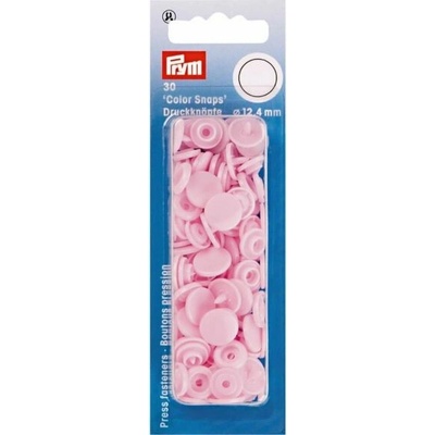 Prym Patentky plastové 12,4 mm, světle růžová