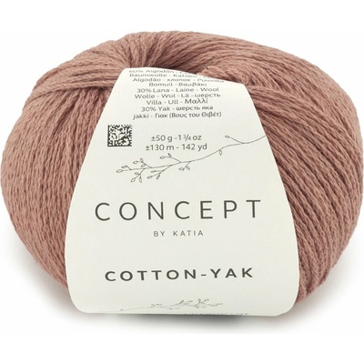 COTTON-YAK Katia Farby COTTON-YAK: 140 lososová - VÝPREDAJ