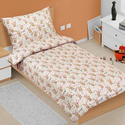 Bellatex bavlna obliečky Junior Veľkonočný zajačik 140x200 70x90