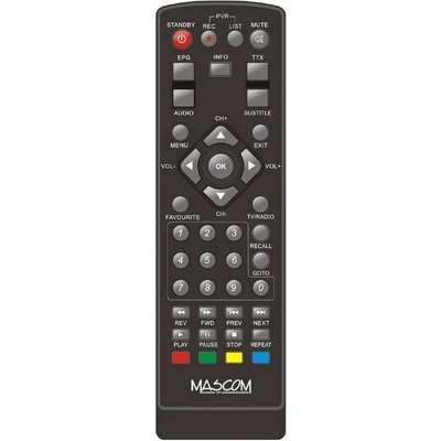 Dálkový ovladač General Mascom MC650T HD, MC750T2 HD