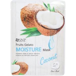 SNP [SNP] Coconut Furits Gelato Moisture Mask, хидратираща маска за лице с кокос (8809458840990)