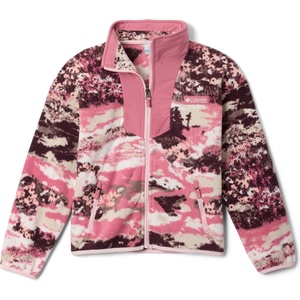 Columbia Детско поларено яке Columbia Kid's Sequoia Grove Printed Full Zip Fleece Fleece jacket - Rosette Fieldaze / Rosette - размер XL (703-6871-0216)
