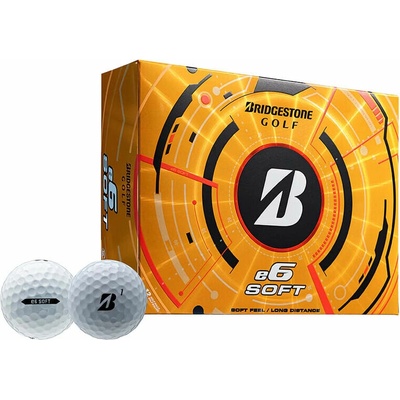 Bridgestone Golf e6 Soft bílé 12 ks
