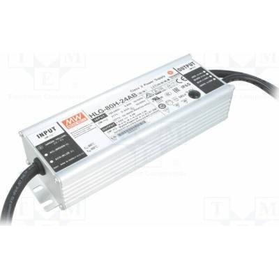 MEAN WELL HLG-80H-24AB Napájecí zdroj: spínaný; LED; 81,6W; 24VDC; 2,04÷3,4A; 90÷305VAC