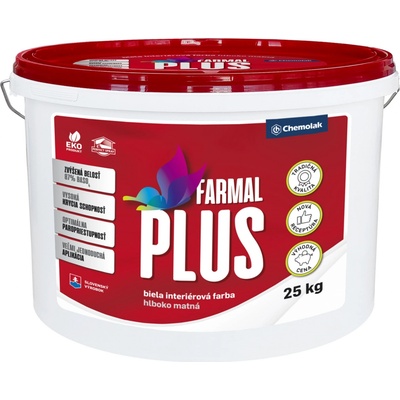 FARMAL Plus, vnútorná maliarska farba V2073/1003-biela 7kg