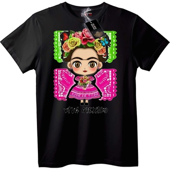 NOONEBRAND Тениска Frida Kahlo Viva Mexico - 2XL, White