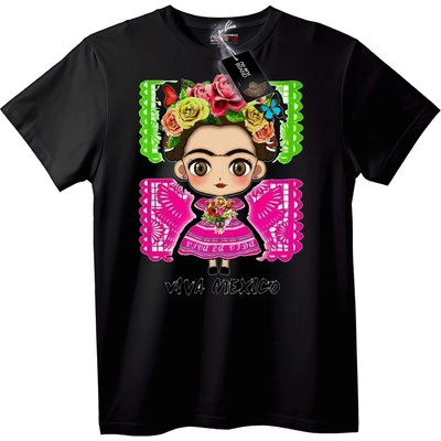 NOONEBRAND Тениска Frida Kahlo Viva Mexico - 2XL, White