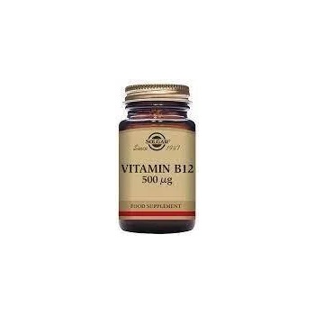 Solgar Хранителна добавка витамин Б12 , Solgar Vitamin B12 500mcg 50veg caps