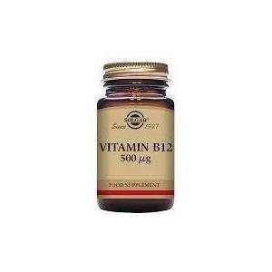 Solgar Хранителна добавка витамин Б12 , Solgar Vitamin B12 500mcg 50veg caps