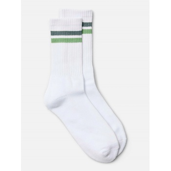 Vero Moda Чорапи Vero Moda Women's Sporty Crew Socks - White/Green