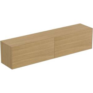 Ideal Standard Atelier Conca стенен долен шкаф, светло дъбово покритие, 4 чекмеджета, с плот 240 см (T4338Y6)